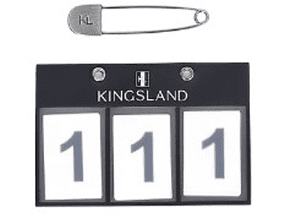KINGSLAND NUMBERPLATE (PLATE+PIN)